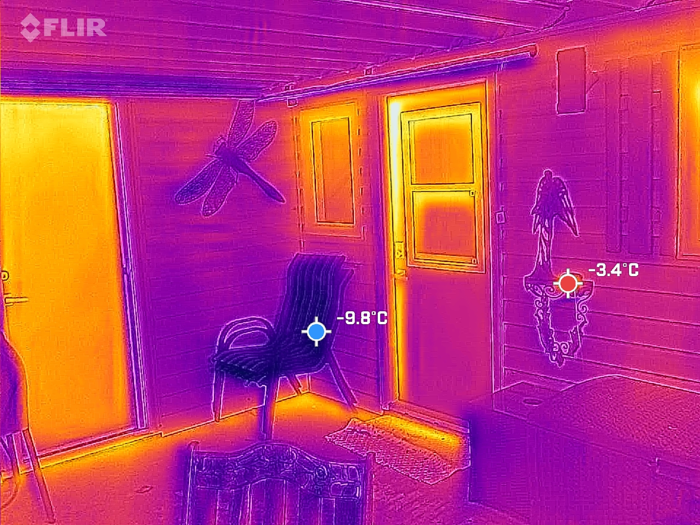 Ground-based thermal imaging example
